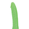 Shots RealRock 7" Slim  Dildo Glow in the Dark - Neon Green