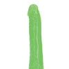 Shots RealRock 7" Slim  Dildo Glow in the Dark - Neon Green