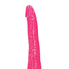 Shots RealRock 7" Slim Dildo Glow in the Dark - Neon Pink