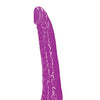 Shots RealRock 7" Slim Dildo Glow in the Dark - Neon Purple