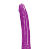 Shots RealRock 10" Slim Dildo Glow in the Dark - Neon Purple