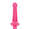 Shots RealRock 6" Strapless Strap On Glow in the Dark - Neon Pink