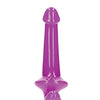 Shots RealRock 6" Strapless Strap On Glow in the Dark - Neon Purple