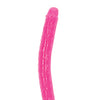 Shots RealRock 12" Double Dong Glow in the Dark - Neon Pink
