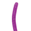 Shots RealRock 12" Double Dong Glow in the Dark - Neon Purple