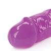 Shots RealRock 12" Double Dong Glow in the Dark - Neon Purple
