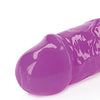 Shots RealRock 15" Double Dong Glow in the Dark - Neon Purple