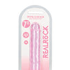Shots RealRock Crystal Clear 7" Straight Dildo w/Suction Cup - Pink