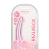 Shots RealRock Crystal Clear 6" Strapless Strap-On - Pink