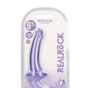 Shots RealRock Crystal Clear 6" Strapless Strap-On - Purple