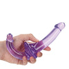 Shots RealRock Crystal Clear 6" Strapless Strap-On - Purple