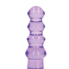 Shots RealRock Crystal Clear 5.5" Curvy Dildo/Butt Plug - Purple
