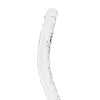 Shots RealRock Crystal Clear 13" Double Dildo - Transparent