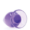 Shots RealRock Crystal Clear 4.5" Anal Plug - Purple