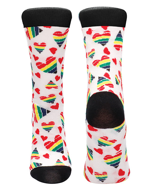 Shots Sexy Socks Happy Hearts - Female