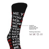 Shots Sexy Socks You, Me, Bed, Now  - Male