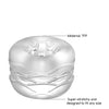 Shots Sono No. 93 Reversible Textured Masturbator - Transparent