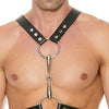 Shots Uomo Men's Harness w/Metal Bit - Black
