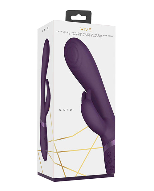 Shots Vive Cato Pulse G-Spot Rabbit - Purple