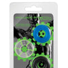 Ignite Power Stretch Donuts Cockrings - Pack of 3 Black/Clear/Blue