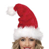 Smiffy Holiday Santa Hat w/Tinsel - Red