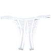 Scalloped Embroidery Crotchless Panty White O/S