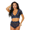 Stretch Lace Cami Set Navy XXL