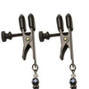 Spartacus Black Beaded Nipple Clamps