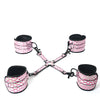 Spartacus Faux Leather Wrist & Ankle Restraints with Hog Tie