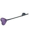Spartacus Galaxy Legend Faux Leather Riding Crop Heart - Purple