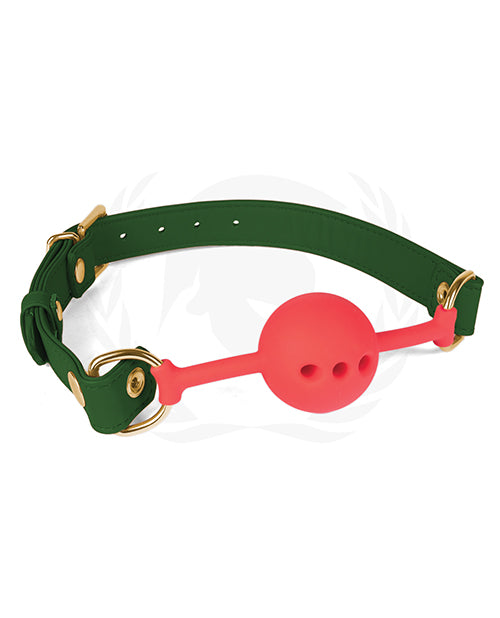 Spartacus Silicone Ball Gag w/PU Straps 46 mm - Assorted Colors