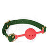 Spartacus Silicone Ball Gag w/PU Straps 46 mm - Assorted Colors