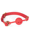 Spartacus Silicone Ball Gag w/PU Straps 46 mm - Assorted Colors