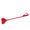 Spartacus PU Riding Crop w/Plush Heart Shape Tip