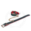 Spartacus PU Beginners Wrist Restraints - Green/Red
