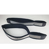 Spartacus Wrist to Thigh Cuffs - Neoprene Silver
