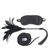 Sex & Mischief Shadow Tie & Tickle Kit - Black