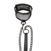 Sex & Mischief Fishnet Collar and Leash - Black