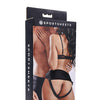 Saffron Breathable Mesh Strap-On - Black