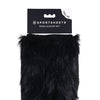 Saffron Spiked Sensory Mitts - Black