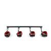 Saffron Spreader Bar & Cuff Set - Red/Black