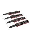 Saffron Spreader Bar & Cuff Set - Red/Black