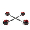 Saffron Hog Tie & Cuff Set - Red/Black