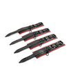 Saffron Hog Tie & Cuff Set - Red/Black