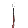 Saffron Braided Flogger - Red/Black