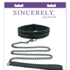 Sincerely Lace Collar & Leash - Black