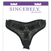 Sincerely Lace Strap-On - Black