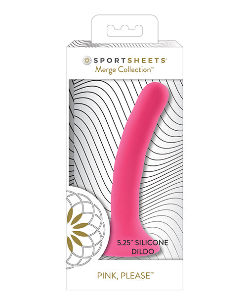 Sportsheets 5.25" Please Silicone Dildo - Pink