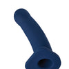 Nexus Solid Silicone 8" Hollow Dildo Banx - Navy