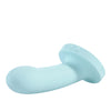Sportsheets Myst 5" Vibrating Silicone Dildo - Blue